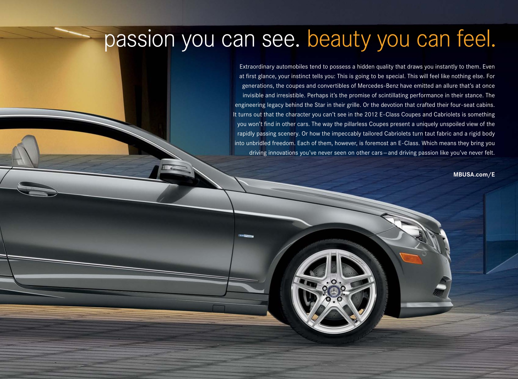 2012 Mercedes-Benz E-Class Coupe Convertible Brochure Page 19
